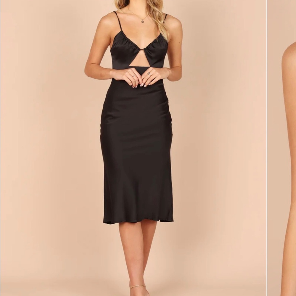 Petal and Pup - NWT - cut out midi dress black - Size Small